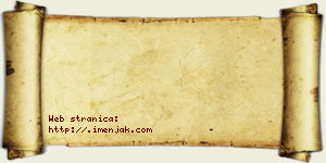 Jana Sebić vizit kartica